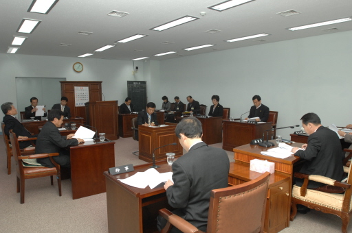 제191회 제2차정례회중 운영위원회 회의(2007.12.13) 대표이미지