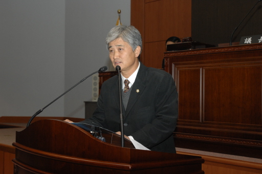 제191회 강릉시의회 제2차정례회 시정질문(2007.12.6) 대표이미지