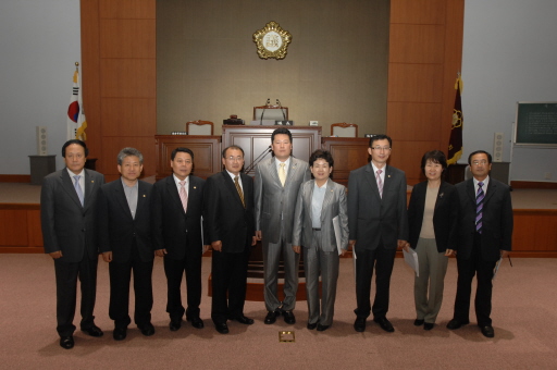 인천남동구 사회도시위원회의원 의회방문(2007.10.4) 대표이미지