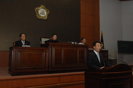 제189회 강릉시의회 임시회 개회(2007.9.10) 대표이미지