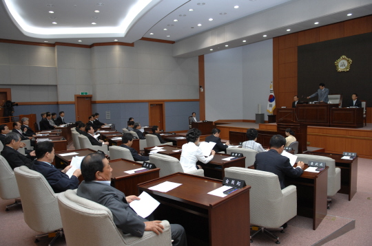 제197회 강릉시의회 임시회 개회(2008.8.13) 대표이미지