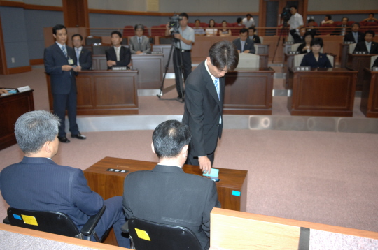 제8대 강릉시의회 후반기 의장단 선거(2008.7.4) 대표이미지