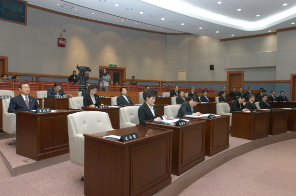 제185회 강릉시의회 임시회 개회(2007.2.21) 대표이미지