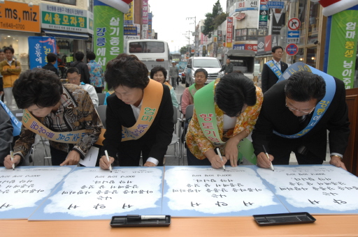 인구늘리기 실천 강릉사랑 시민캠페인(2007.10.10) 대표이미지