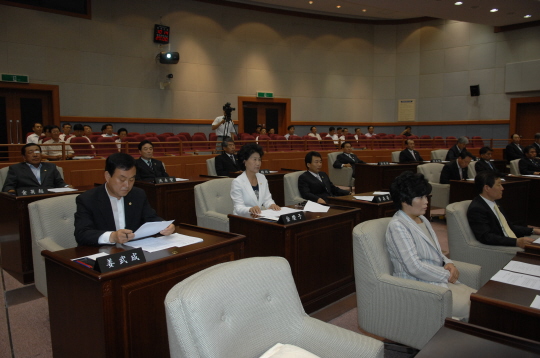 제197회 강릉시의회 임시회 개회(2008.8.13) 대표이미지