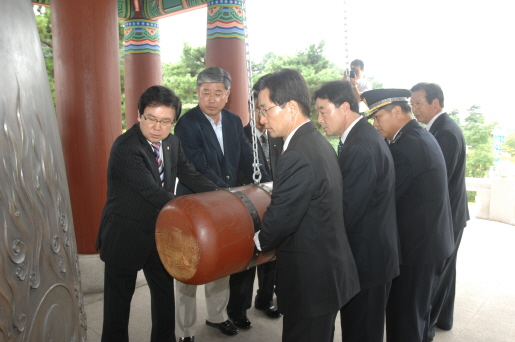 광복절기념 임영대종 타종식(2007.8.15) 대표이미지