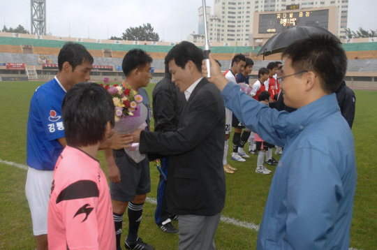 내셔날리그 축구(강릉시청-천안시청) 홈경기 개막전(2008.8.23) 대표이미지