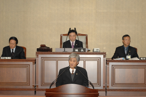 제191회 강릉시의회 제2차정례회 시정질문(2007.12.6) 대표이미지