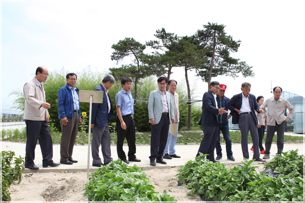 산업건설위원회 솔향농원 방문(2016.06.28) 대표이미지