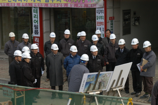 산업건설위 BTL하수관거공사  현장확인(2008.1.28) 대표이미지