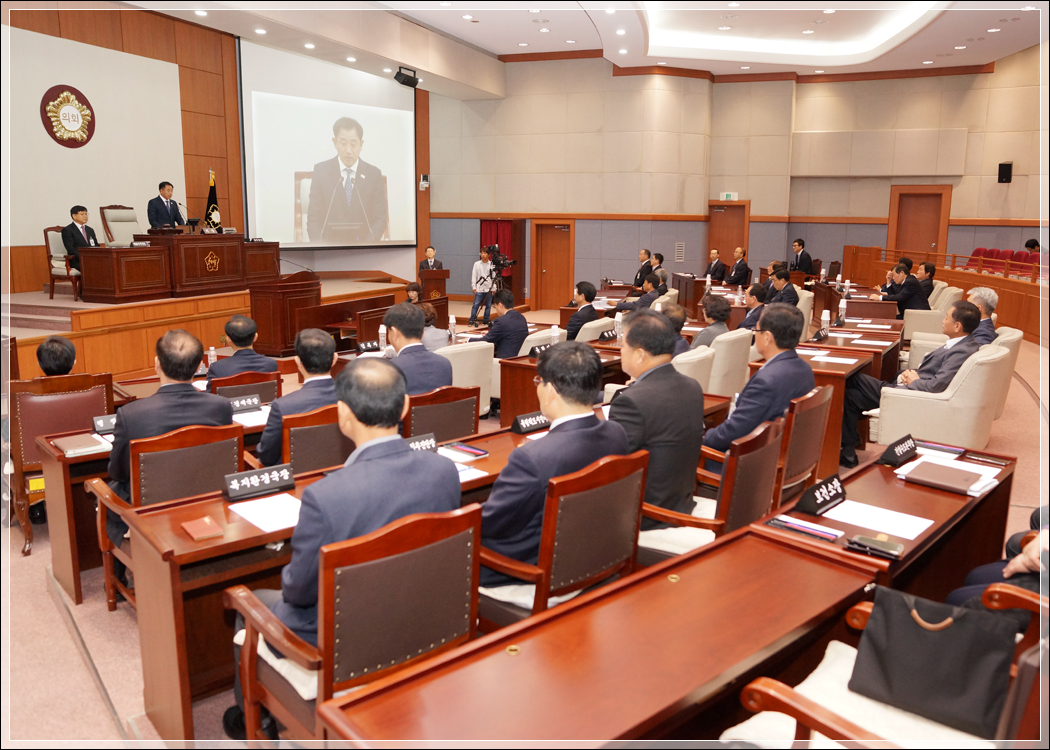 제262회 강릉시의회 임시회 제1차 본회의(2017.10.23.) 대표이미지