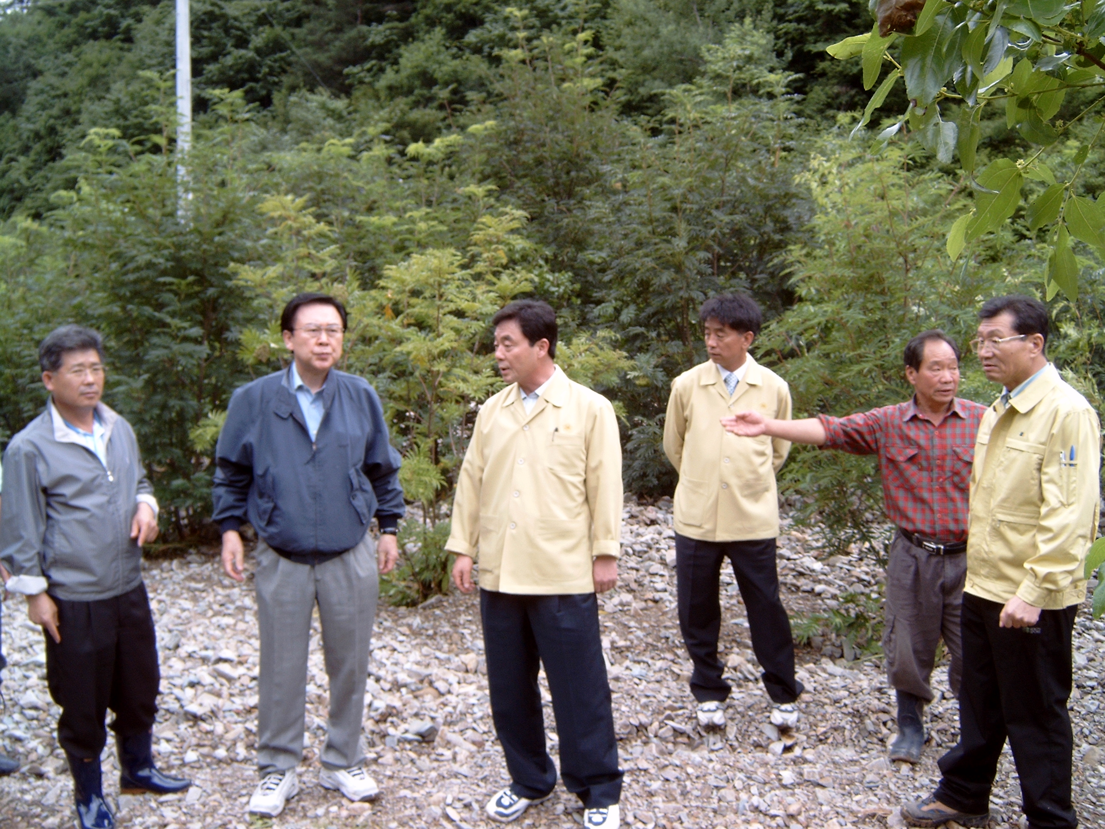 심영섭 의장 왕산 수해지역 방문(2006.7.19) 대표이미지