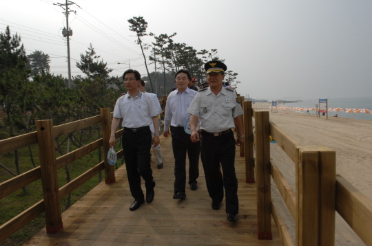 경포해변 솔향기공원 준공 및 해수욕장 개장식(2008.7.4) 대표이미지
