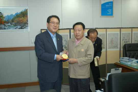 대구 달서구의회의원 의회 방문(2008.10.8) 대표이미지