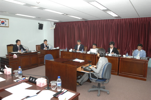 제190회임시회 중  내무복지위원회(2007.10.31) 대표이미지