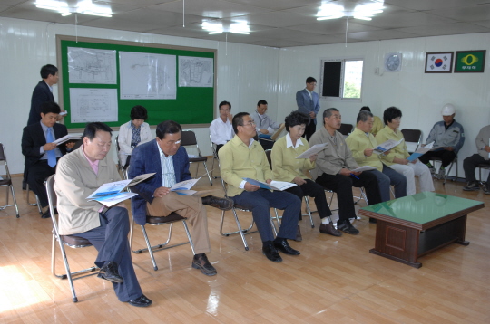 현행사업  추진 특위 사업장  현장 확인(2008.10.8) 대표이미지