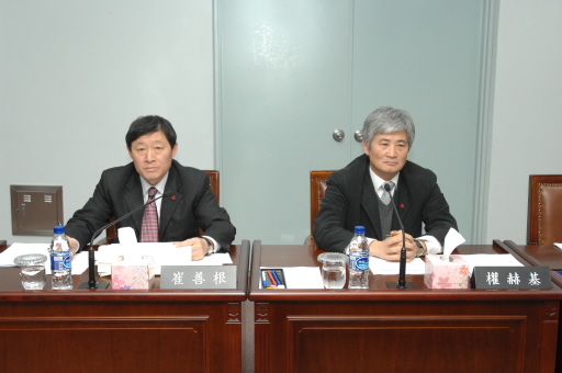 제191회 제2차정례회 내무복지위 제2차추경예산 심의(2007.12.20) 대표이미지