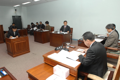 제191회정례회 의회운영위원회 (2007.11.19) 대표이미지