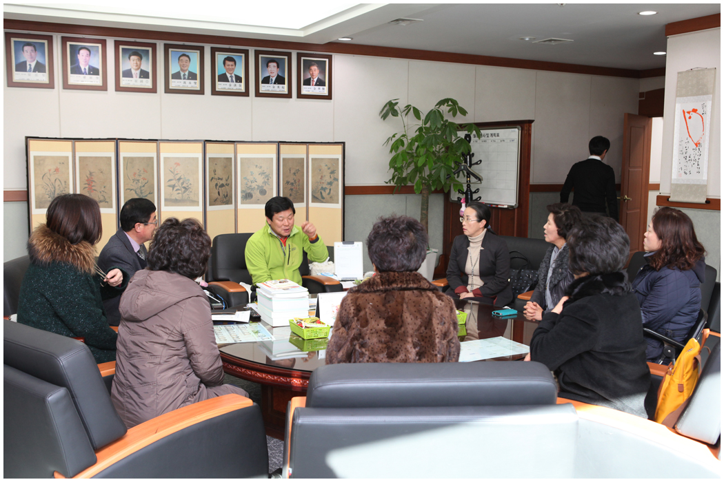 생활개선회 강릉시연합회 임원 접견(2015.01.07) 대표이미지