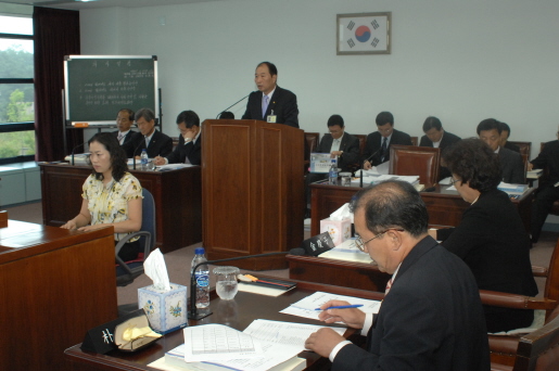 제188회임시회 제1차정례회  산업건설위원회 회의(2007.7.11) 대표이미지