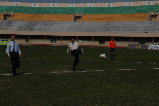 축구 내셔날리그개막전 (강릉시청-현대미포조선)(2008,4,5) 대표이미지