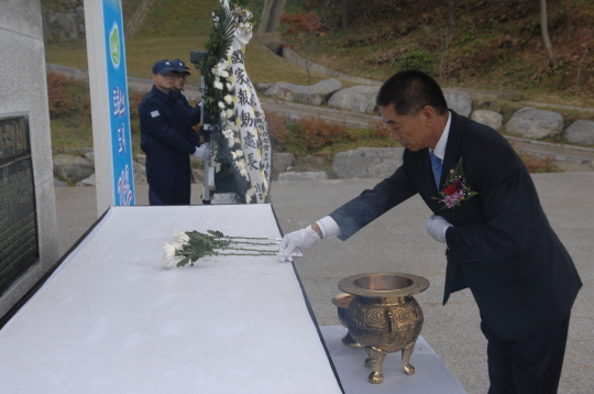 공군전적비 이전 건립 준공식(2008.10.7) 대표이미지