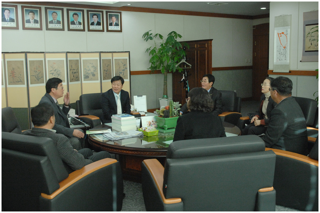 강릉시 농업인 단체장 접견(2015.01.19) 대표이미지