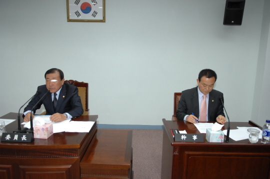 제199회 정례회 내무복지위 회의(2008.11.26) 대표이미지