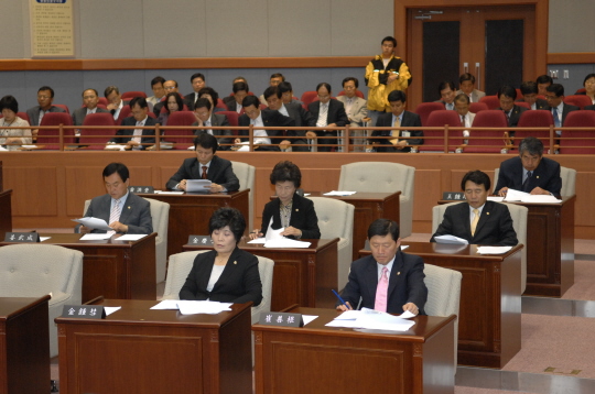 제195회 강릉시의회 임시회 개회(2008.5.28) 대표이미지