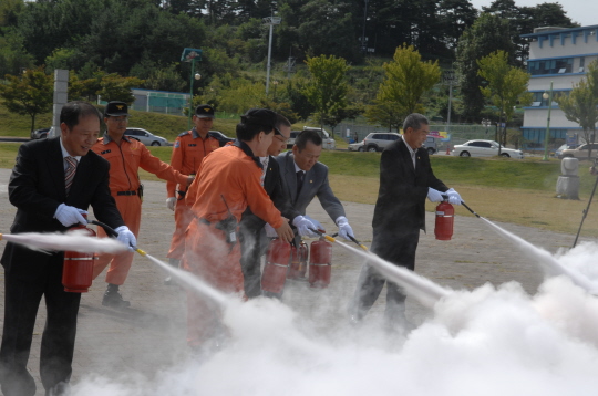 의용소방대 소방 이륜차 발대식(2008.9.30) 대표이미지