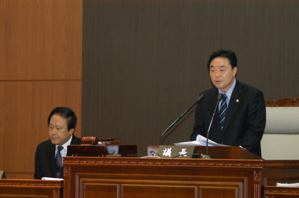 제185회 강릉시의회 임시회 개회(2007.2.21) 대표이미지