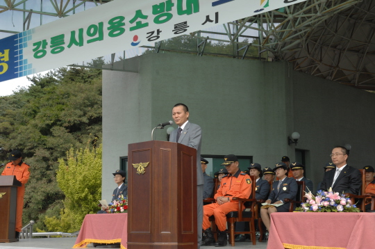 의용소방대 소방 이륜차 발대식(2008.9.30) 대표이미지