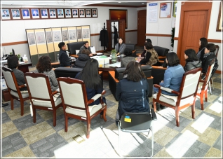 (2018.11.28.) 임옥분 강릉시지역아동센터협의회장 접견 대표이미지