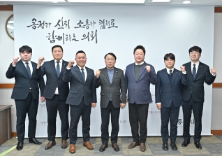 1월9일 한국청년지도자연합회 회장 및 임원진 접견 대표이미지