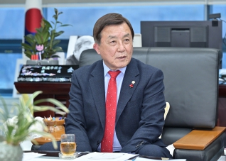 1월5일 한청 회장단 임원진 접견 대표이미지