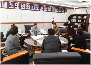 (2019.11.05.) 강릉시 농업단체장 접견 대표이미지