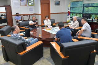 8월3일 이통장연합회 임원진 접견 대표이미지