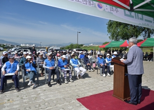 5월22일 강릉시노인회장기 파크골프대회 개회식 대표이미지