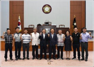 (2018.07.25.) 충북 음성군의회 방문단 접견 대표이미지