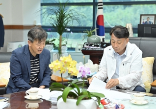 9월2일 한국농어촌공사 강릉지사장 접견 대표이미지