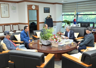 5월8일 광산진폐연대 지회장 접견 대표이미지