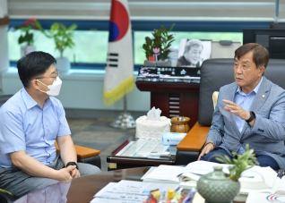 8월3일 국민건강보험공단 강릉지사장 접견 대표이미지
