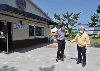 8월5일 2021 여름해변 근무자 격려 및 보호작업장 방문  대표이미지