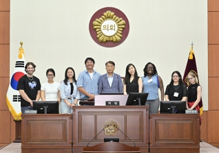 7월26일 한미의회 청소년 교류 방한단 의회 방문 대표이미지